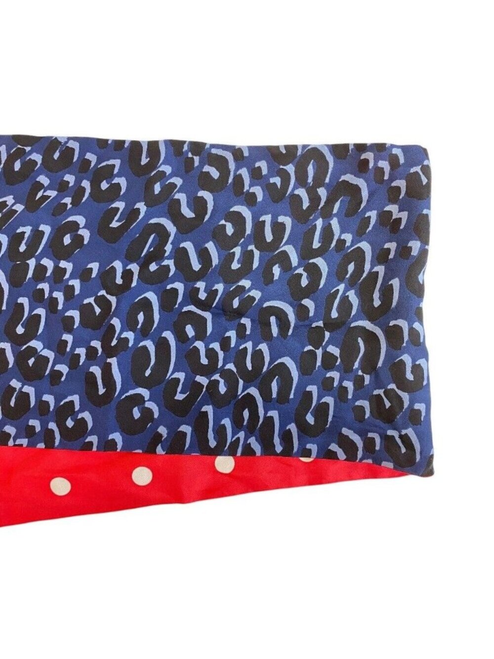 Louis Vuitton Reversible Scarf Stephen Sprouse Silk Navy